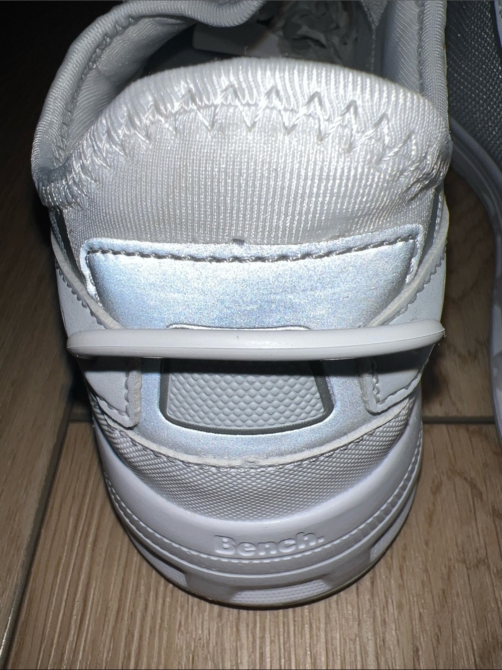 Bench White Women's Lightweight Knit Sneakers - Picture 13 of 15